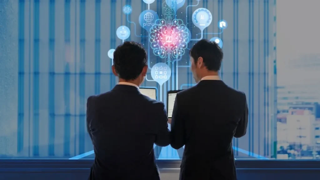 Two professionals working on ai startup mistakes